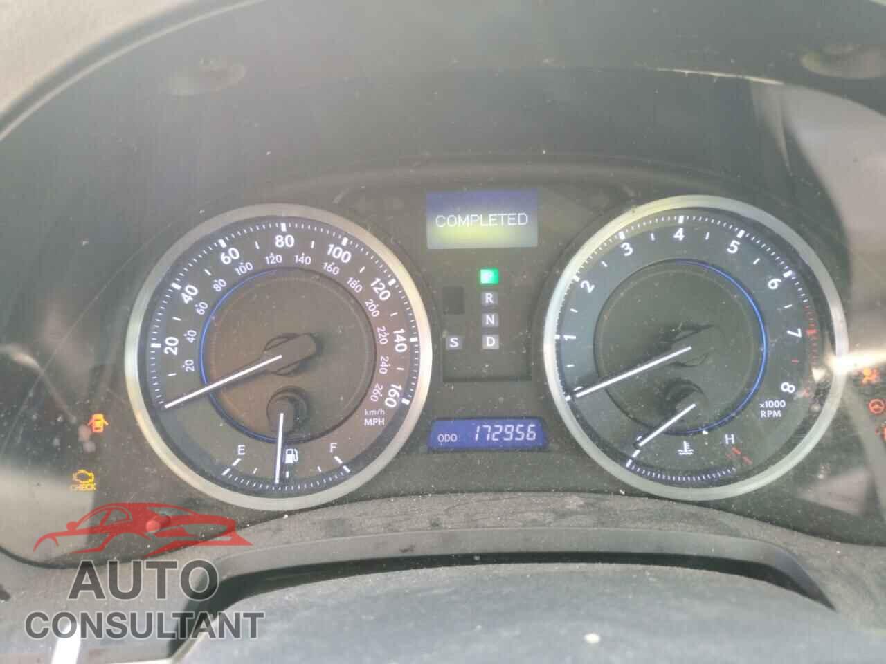 LEXUS IS 2012 - JTHBF5C29C5167951