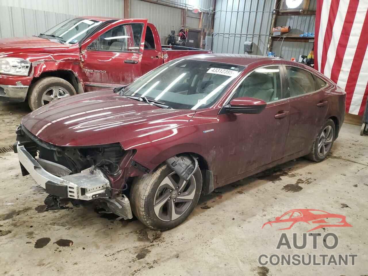 HONDA INSIGHT 2019 - 19XZE4F52KE011269