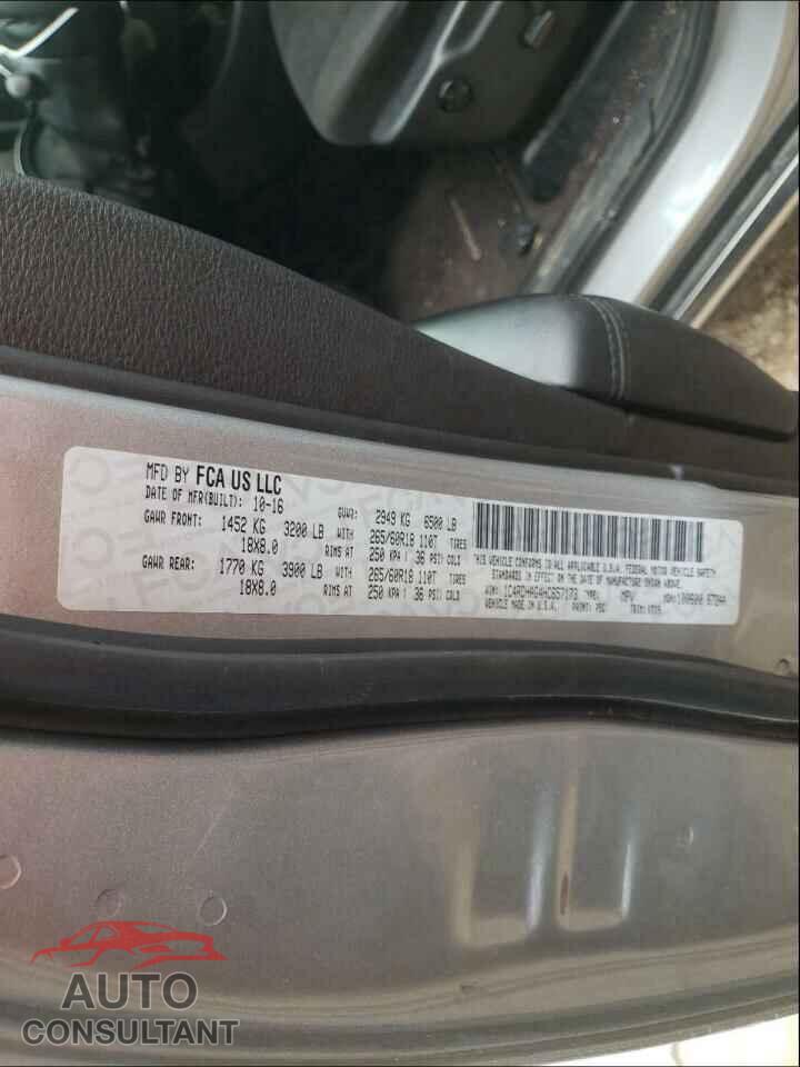 DODGE DURANGO 2017 - 1C4RDHAG4HC657173