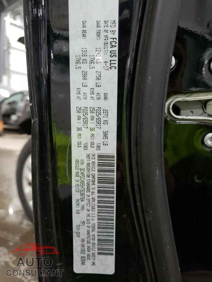 DODGE JOURNEY 2017 - 3C4PDCAB5HT638764