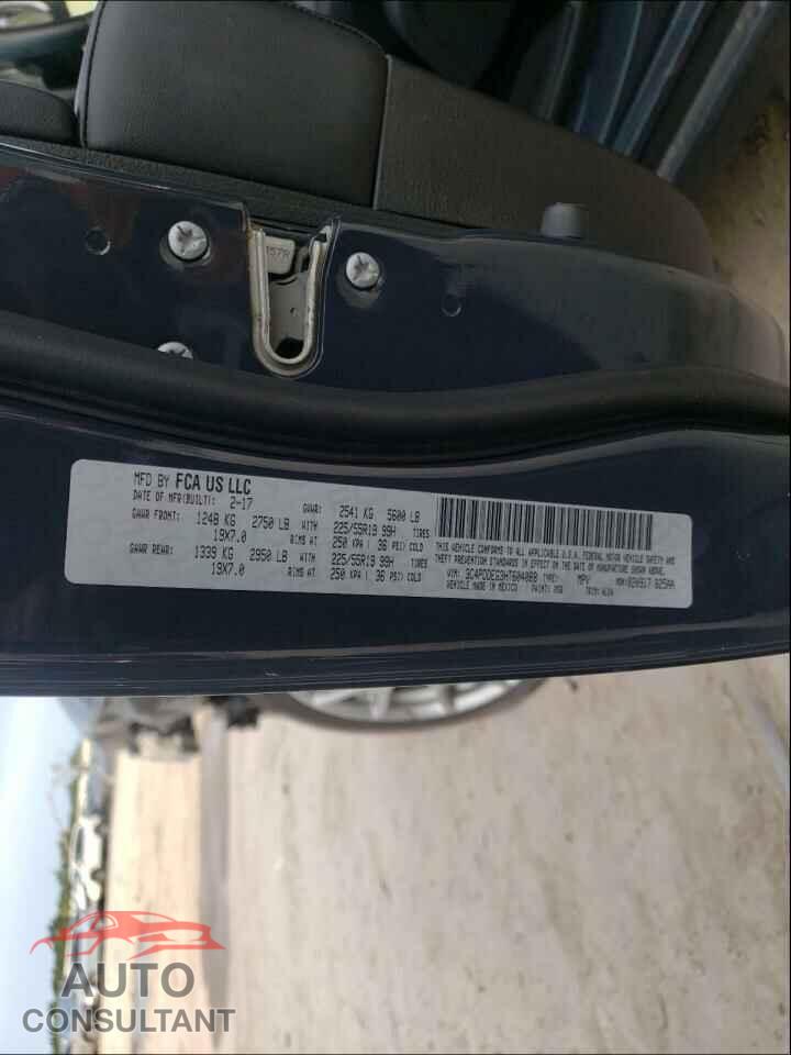 DODGE JOURNEY 2017 - 3C4PDDEG3HT604088