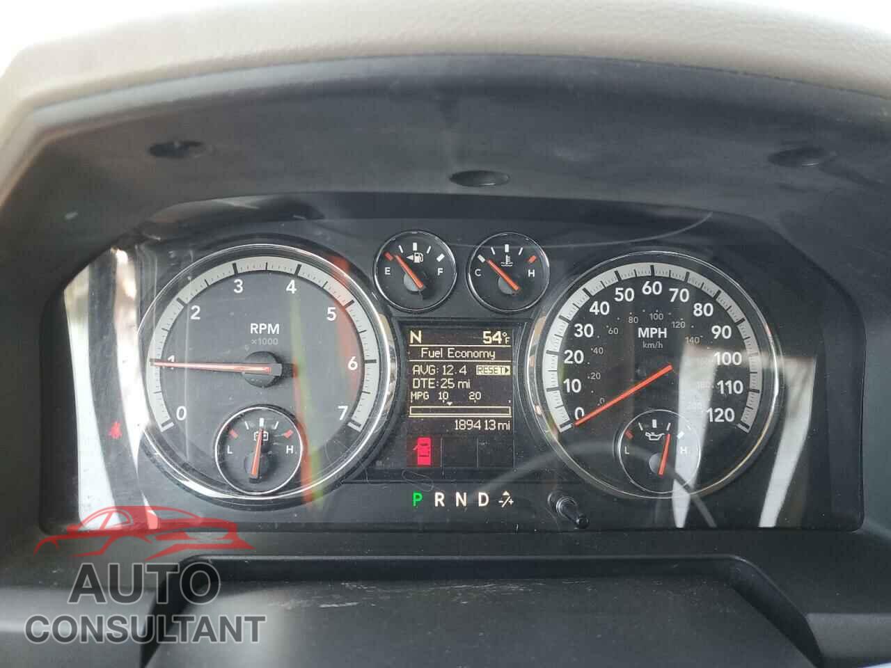 DODGE RAM 1500 2012 - 1C6RD6LT0CS281415