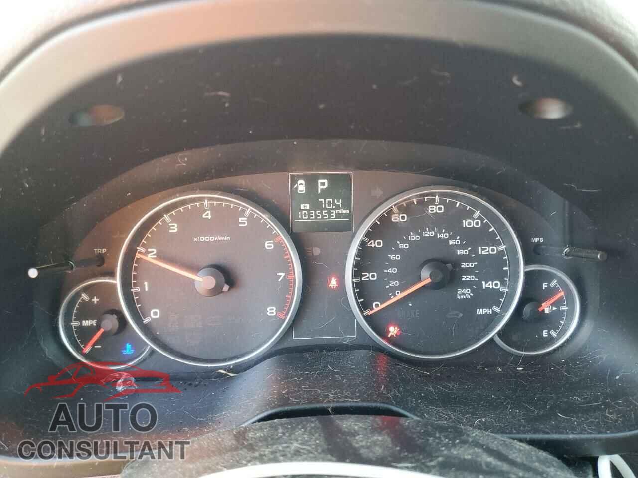 SUBARU OUTBACK 2014 - 4S4BRBDC2E3288474