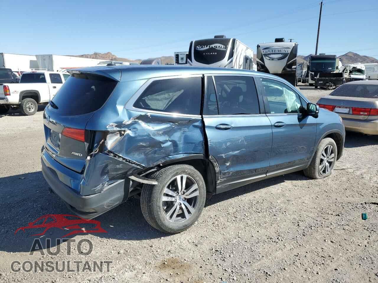 HONDA PILOT 2017 - 5FNYF6H50HB023232