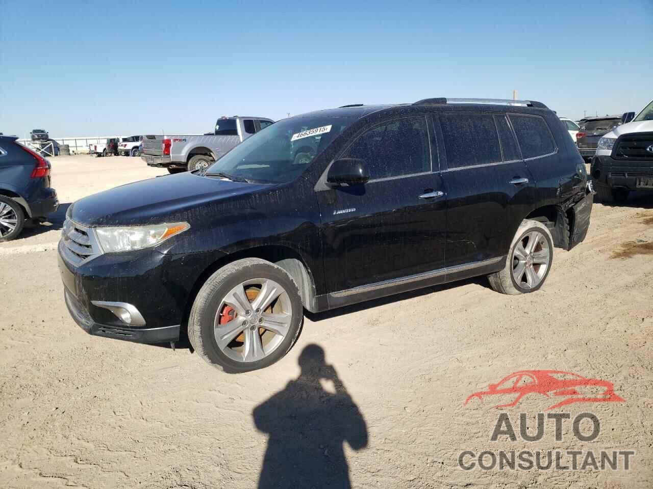 TOYOTA HIGHLANDER 2012 - 5TDDK3EH7CS148479