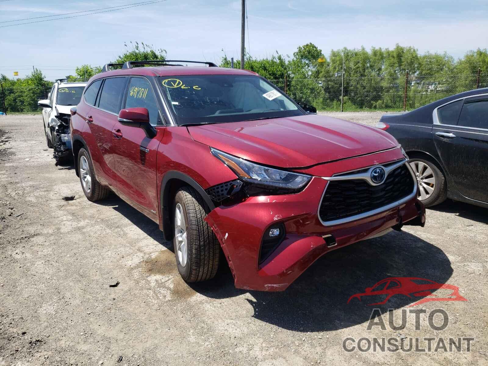 TOYOTA HIGHLANDER 2020 - 5TDBBRCH1LS003435