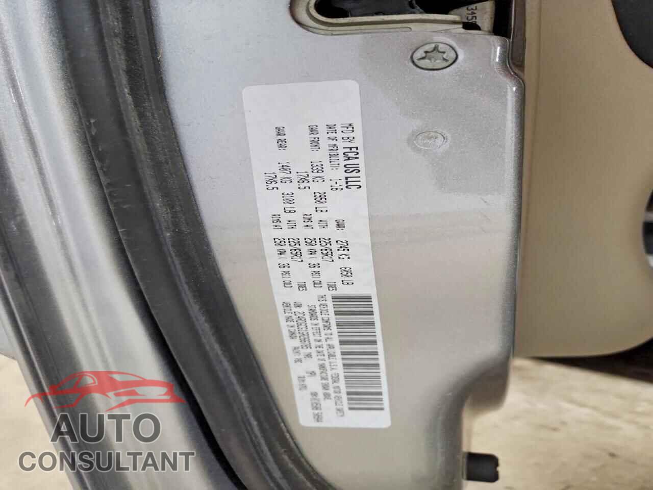 DODGE CARAVAN 2016 - 2C4RDGCG1GR266785