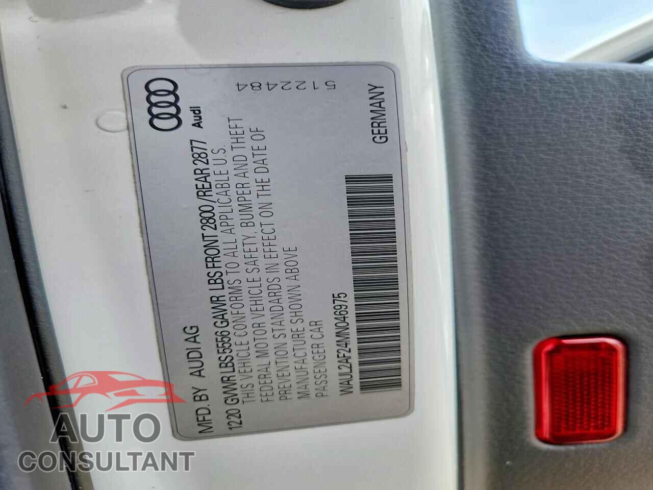AUDI A6 2021 - WAUL2AF24MN046975