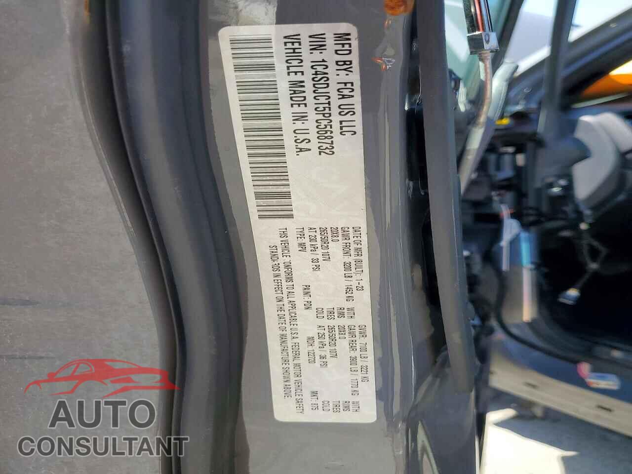 DODGE DURANGO 2023 - 1C4SDJCT5PC568732