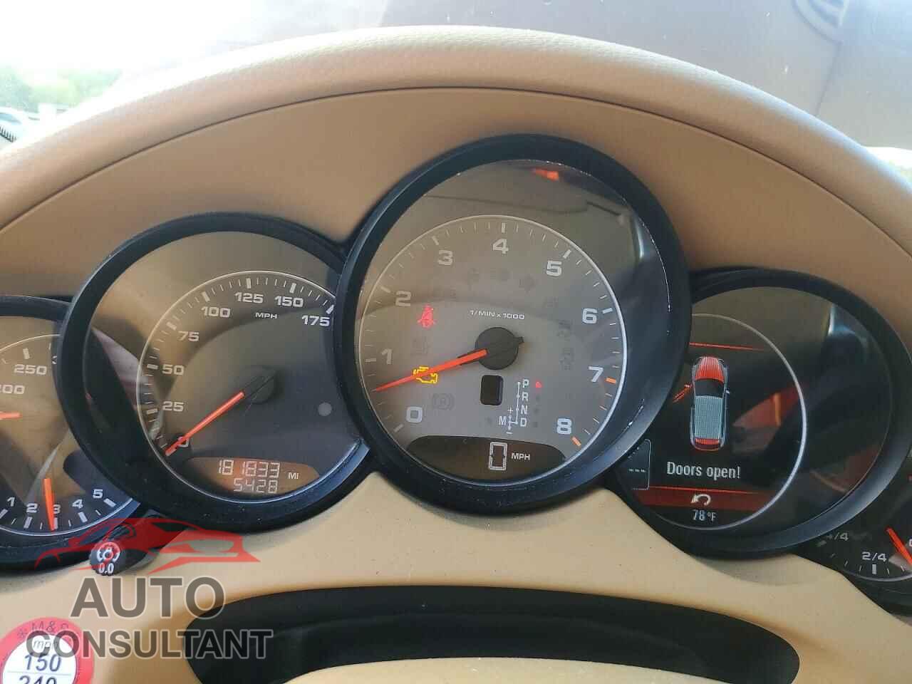 PORSCHE CAYENNE 2011 - WP1AB2A26BLA54803