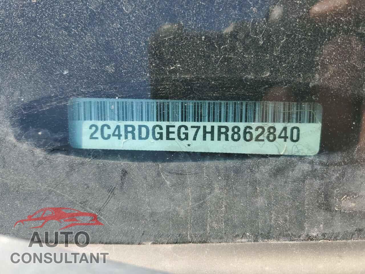 DODGE CARAVAN 2017 - 2C4RDGEG7HR862840