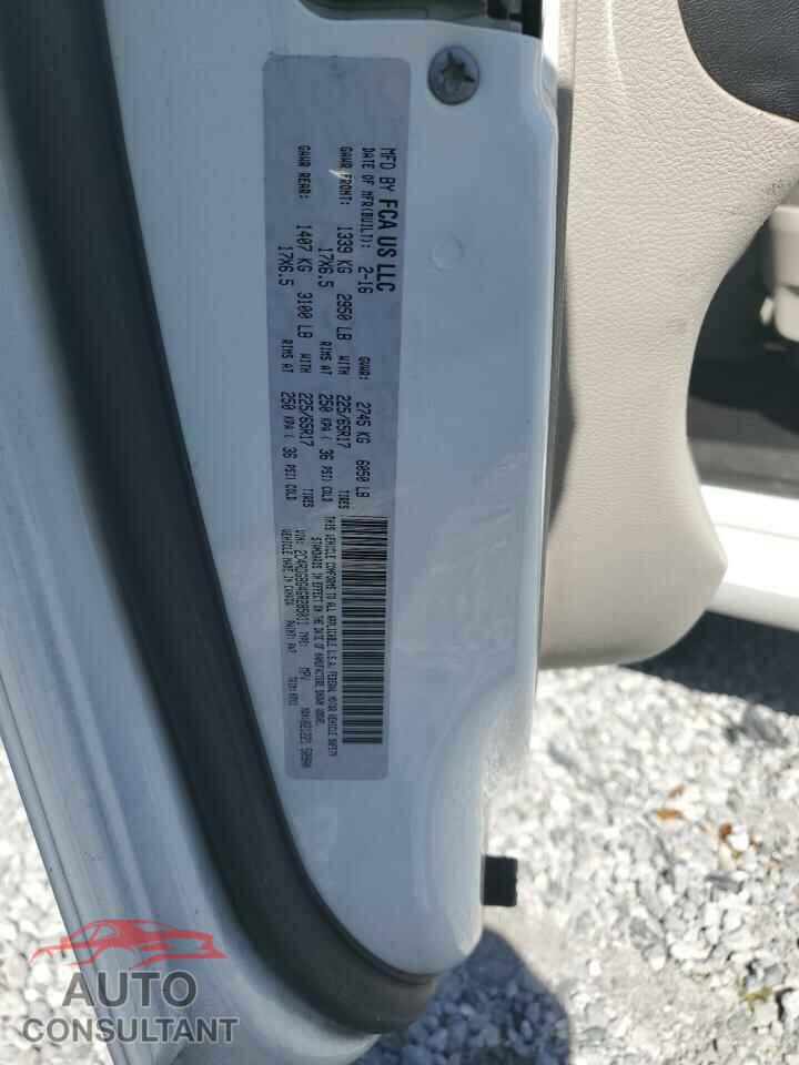 DODGE CARAVAN 2016 - 2C4RDGBG4GR285011
