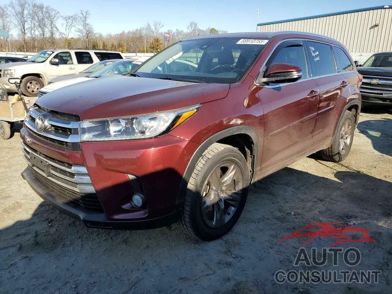 TOYOTA HIGHLANDER 2017 - 5TDYZRFH3HS222616