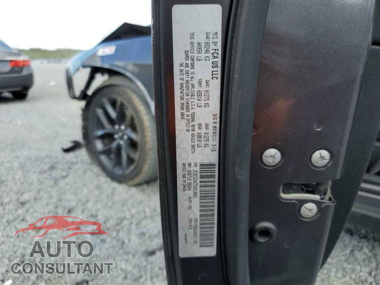 DODGE CHALLENGER 2016 - 2C3CDZAG7GH218061