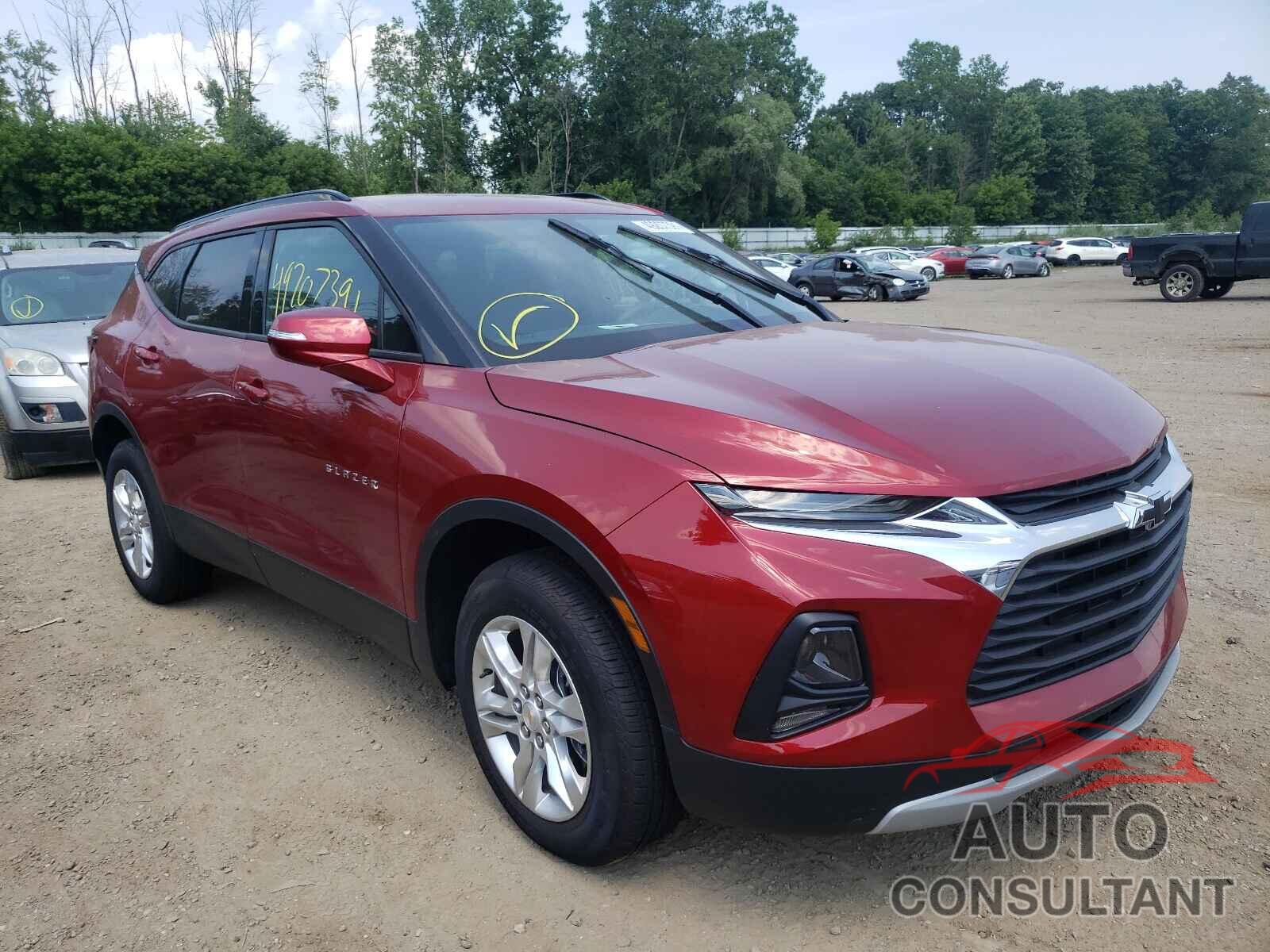 CHEVROLET BLAZER 2021 - 3GNKBCRS9MS547962