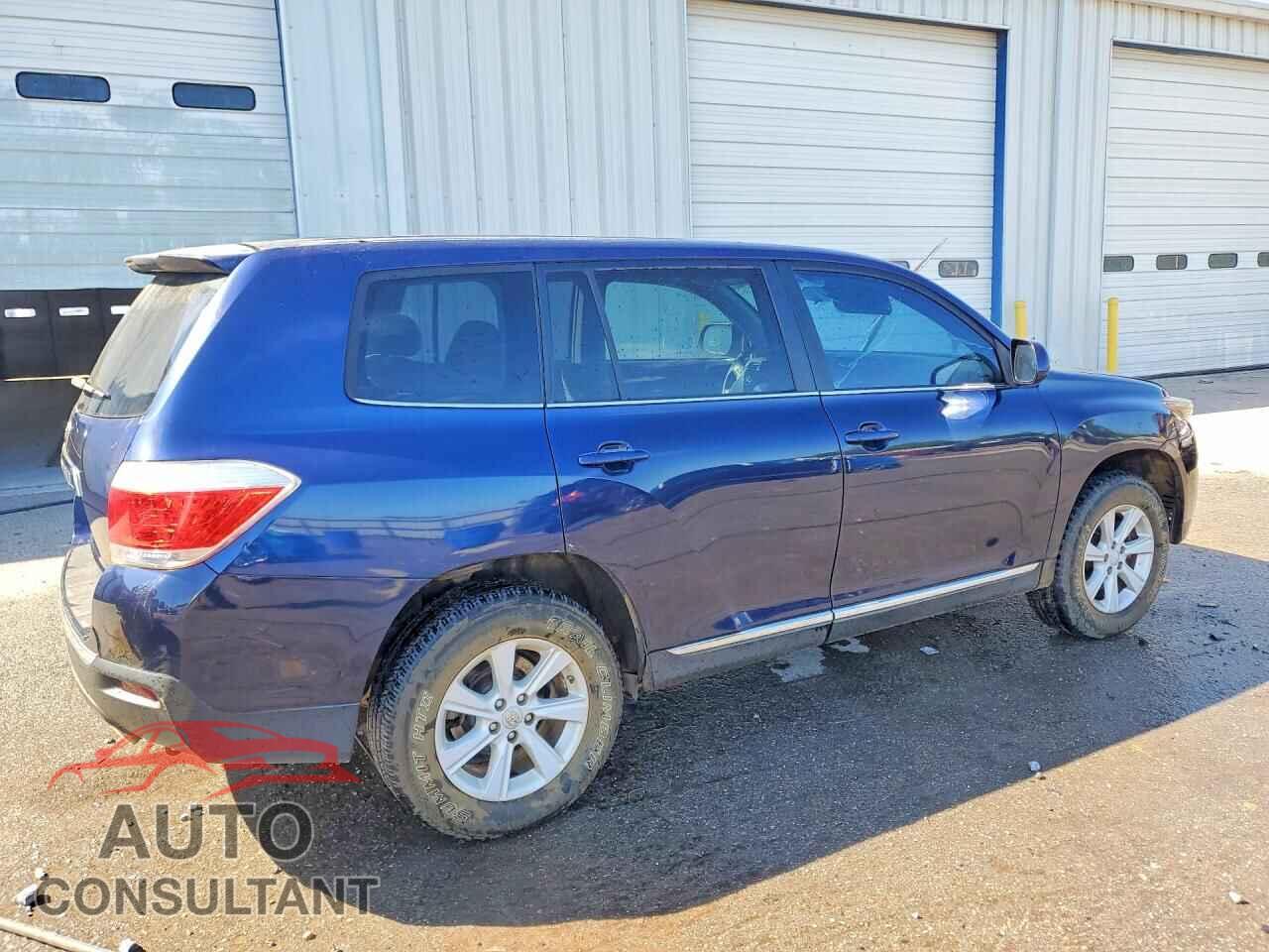 TOYOTA HIGHLANDER 2013 - 5TDZA3EH8DS044223