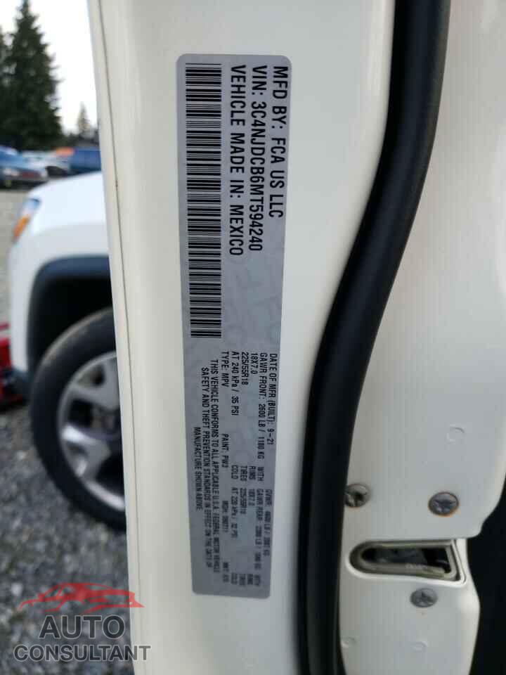 JEEP COMPASS 2021 - 3C4NJDCB6MT594240