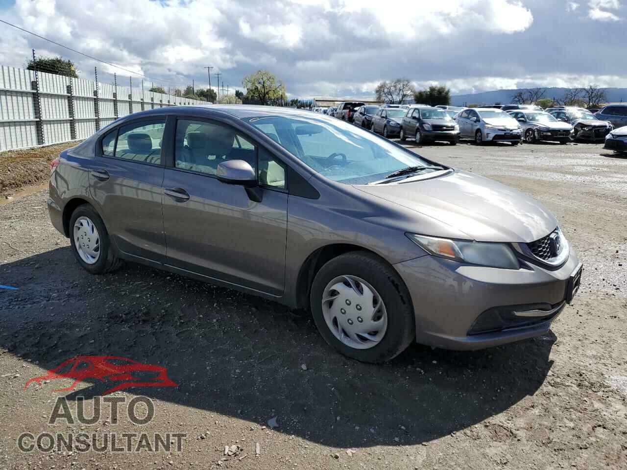 HONDA CIVIC 2013 - 19XFB2F57DE248410