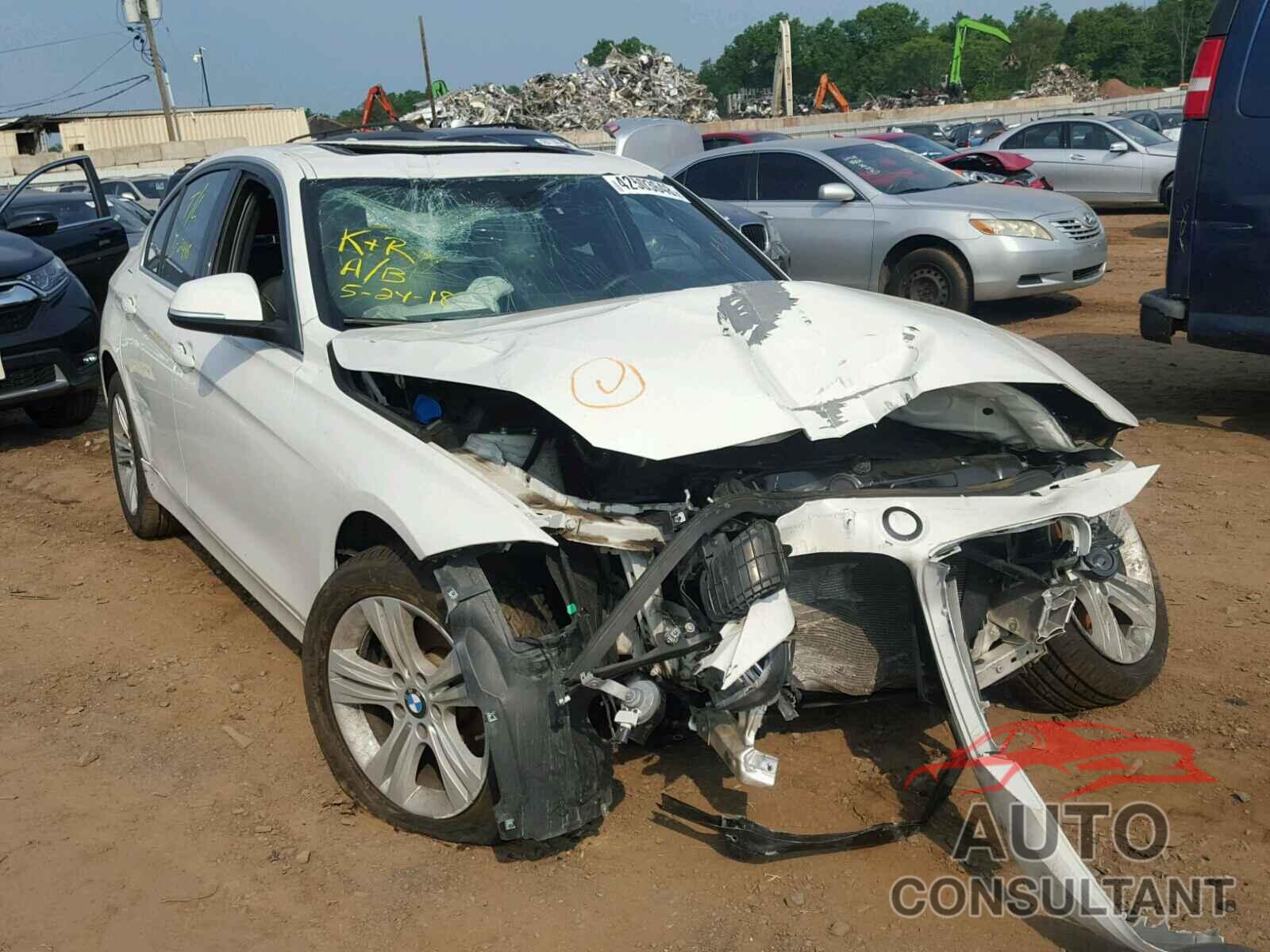 BMW 3 SERIES 2017 - WBA8D9C58HA003590