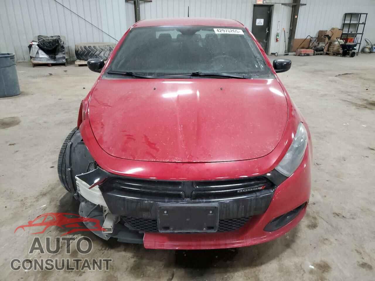 DODGE DART 2015 - 1C3CDFBB5FD392501