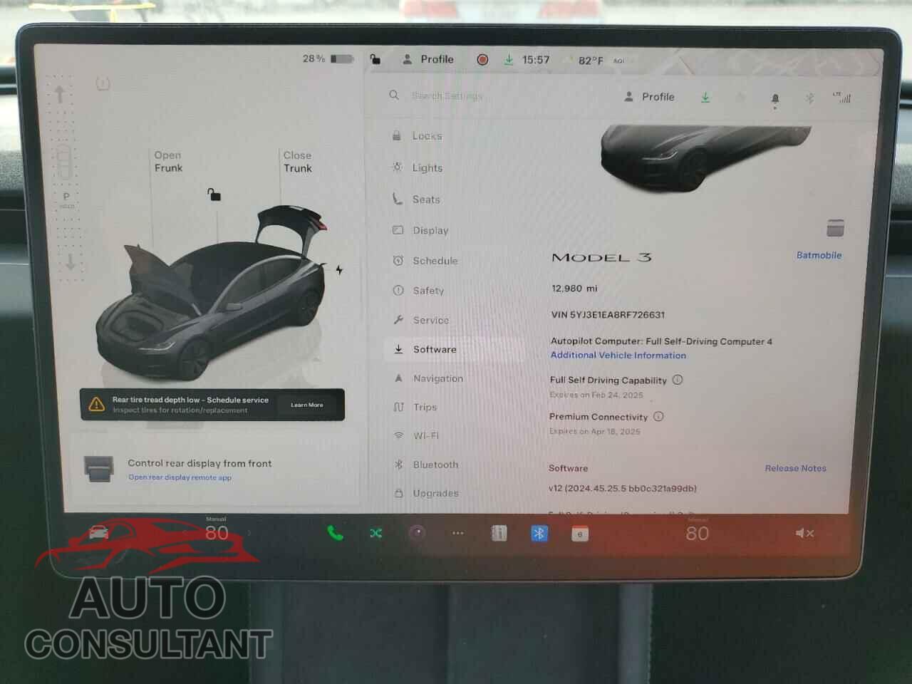 TESLA MODEL 3 2024 - 5YJ3E1EA8RF726631