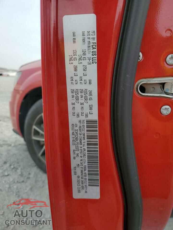 DODGE JOURNEY 2018 - 3C4PDCABXJT519372