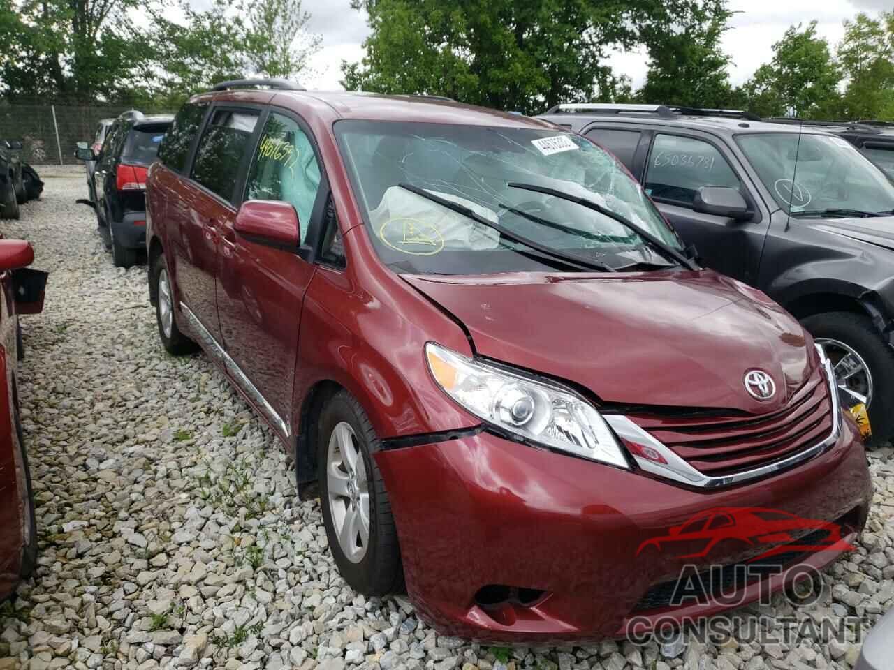 TOYOTA SIENNA 2017 - 5TDKZ3PC3HF872735