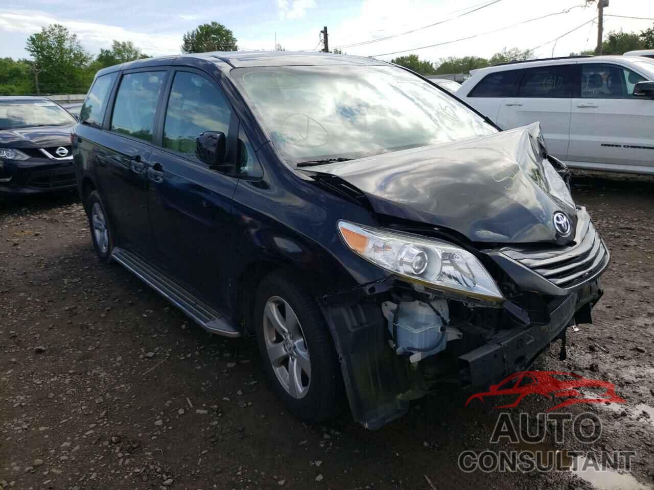 TOYOTA SIENNA 2017 - 5TDZZ3DC7HS814321