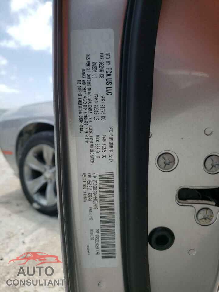 DODGE CHALLENGER 2017 - 2C3CDZAG4HH651418