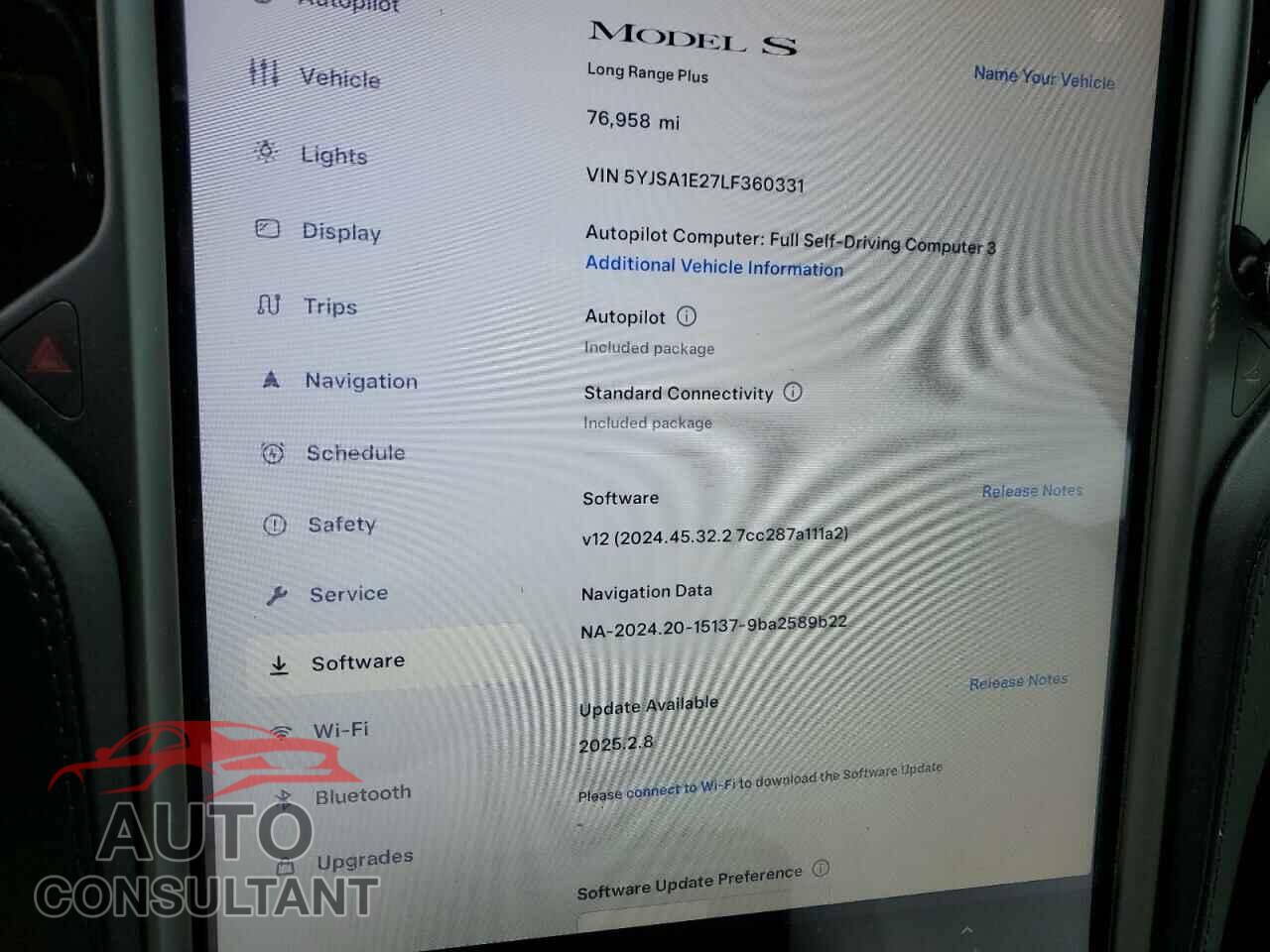 TESLA MODEL S 2020 - 5YJSA1E27LF360331