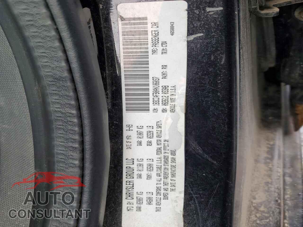 DODGE AVENGER 2010 - 1B3CC4FB0AN106037