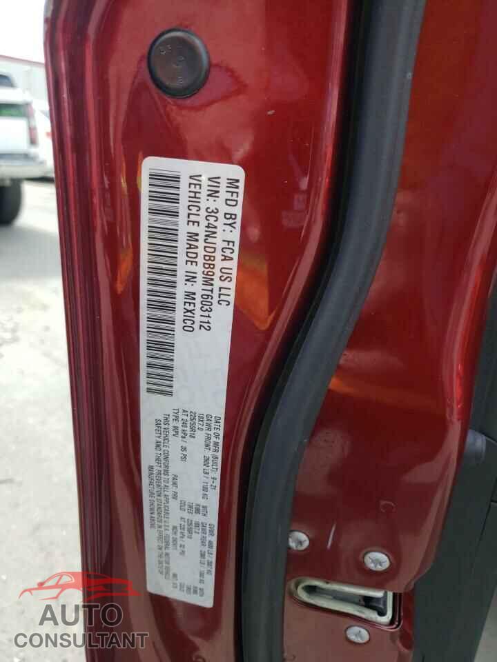 JEEP COMPASS 2021 - 3C4NJDBB9MT603112