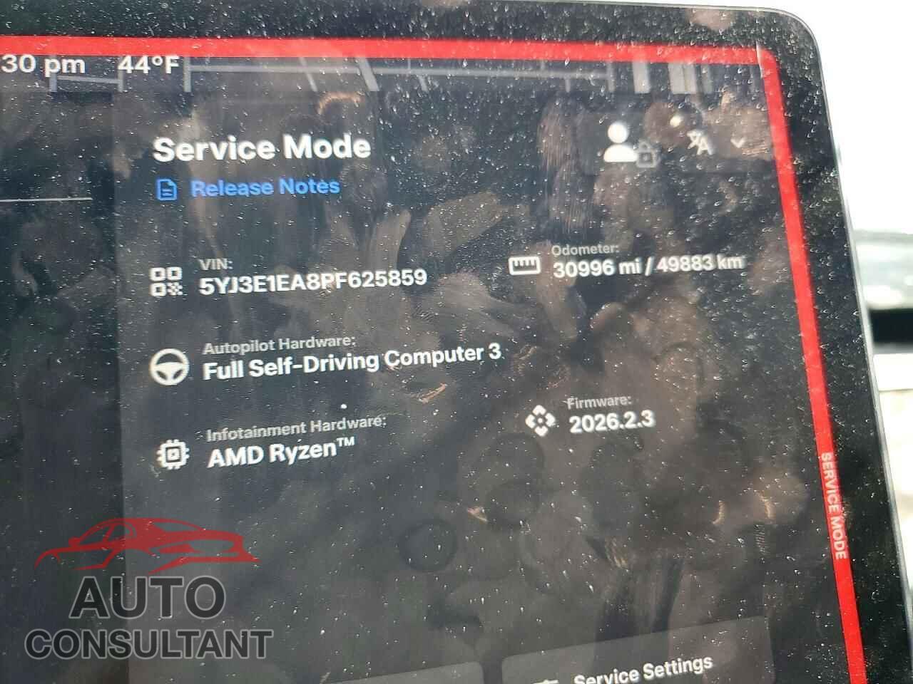 TESLA MODEL 3 2023 - 5YJ3E1EA8PF625859