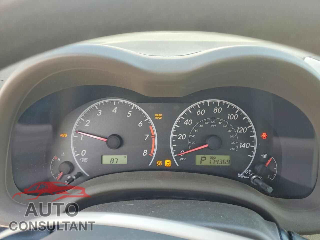 TOYOTA COROLLA 2010 - 2T1BU4EE9AC438659
