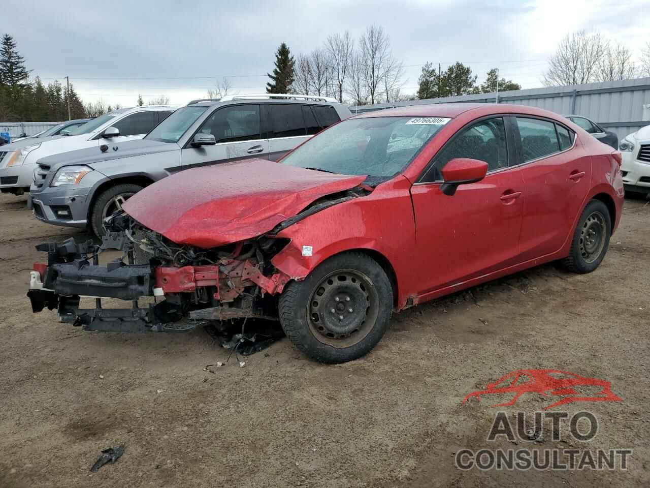MAZDA 3 2014 - JM1BM1V72E1133918