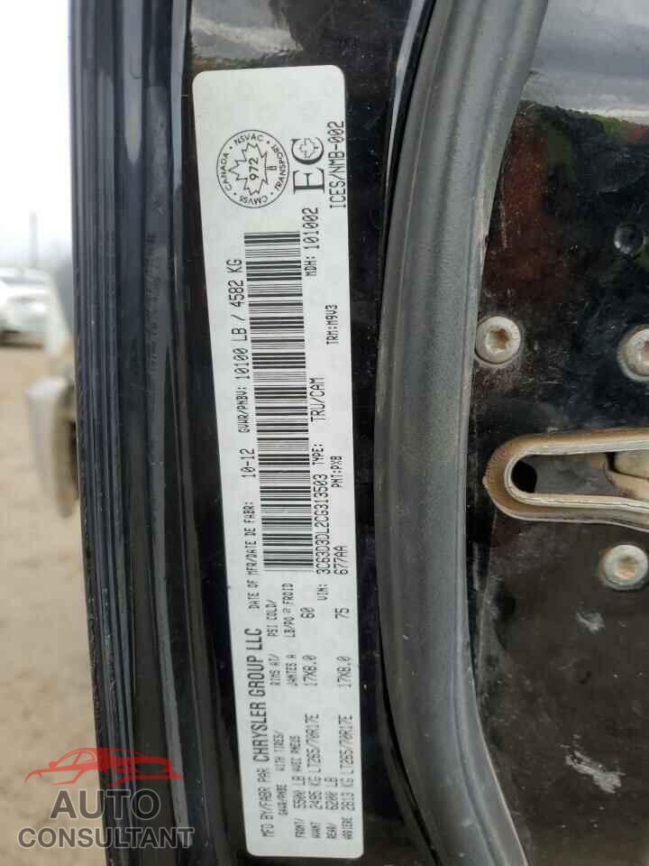 DODGE RAM 3500 2012 - 3C63D3DL2CG313503