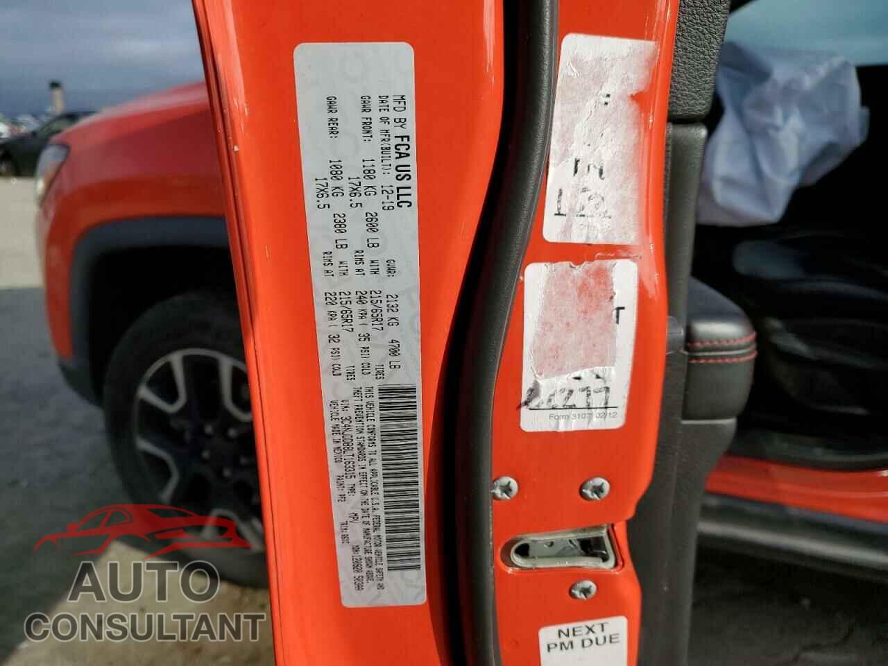 JEEP COMPASS 2020 - 3C4NJDDB8LT163315