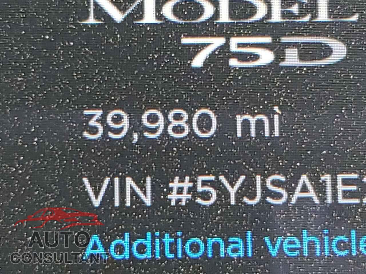 TESLA MODEL S 2017 - 5YJSA1E21HF198560