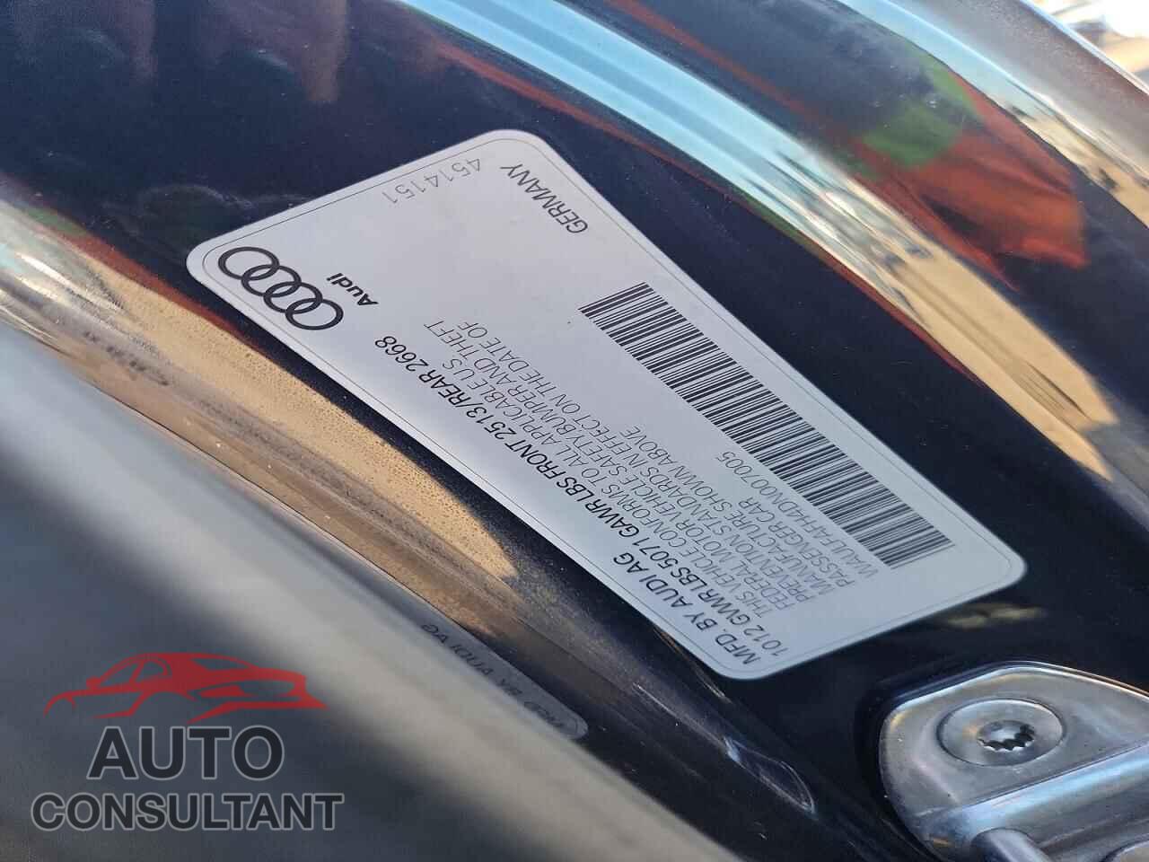 AUDI A5 2013 - WAULFAFH4DN007005
