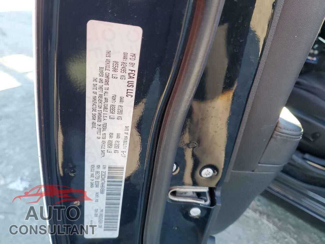 DODGE CHARGER 2017 - 2C3CDXKT4HH649880