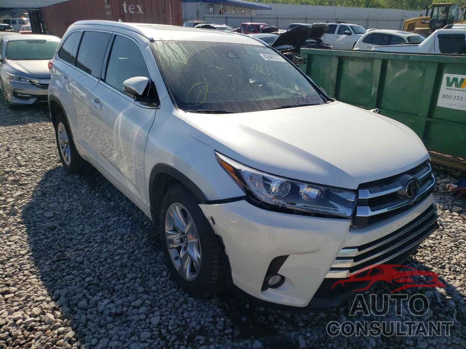 TOYOTA HIGHLANDER 2017 - 5TDYZRFH8HS204953