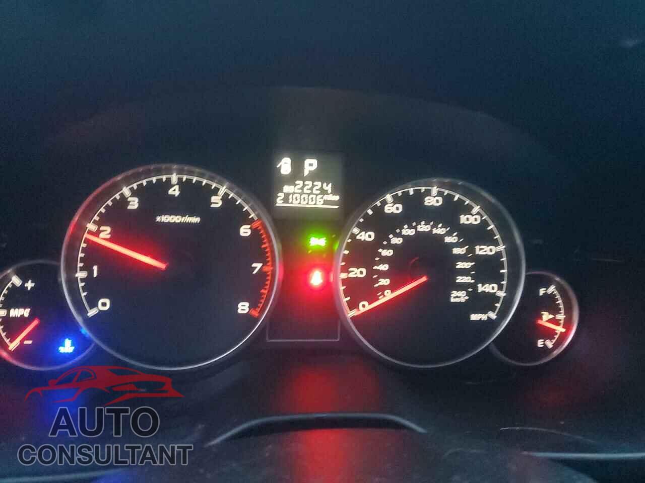 SUBARU OUTBACK 2013 - 4S4BRBAC6D3214414