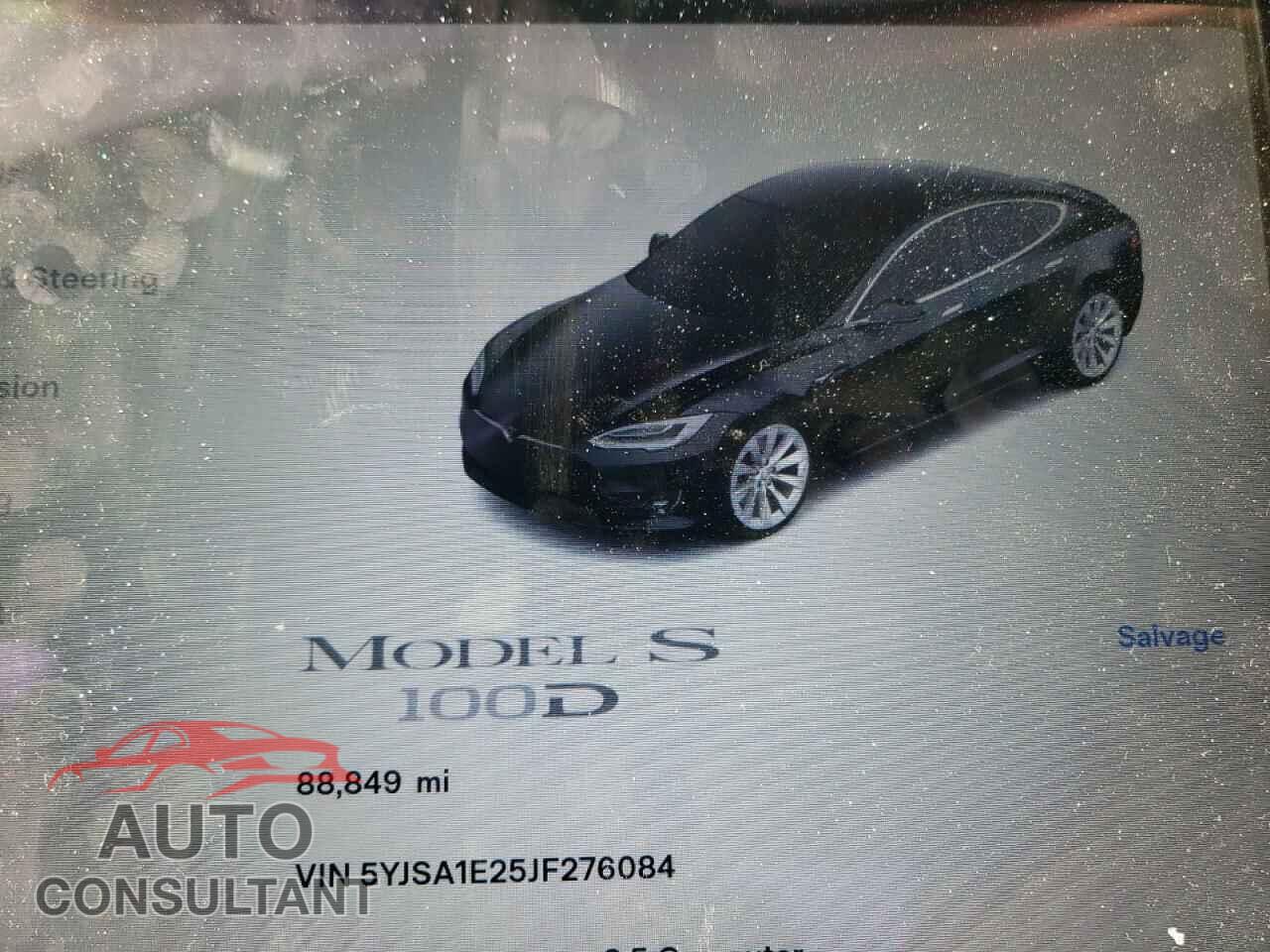 TESLA MODEL S 2018 - 5YJSA1E25JF276084