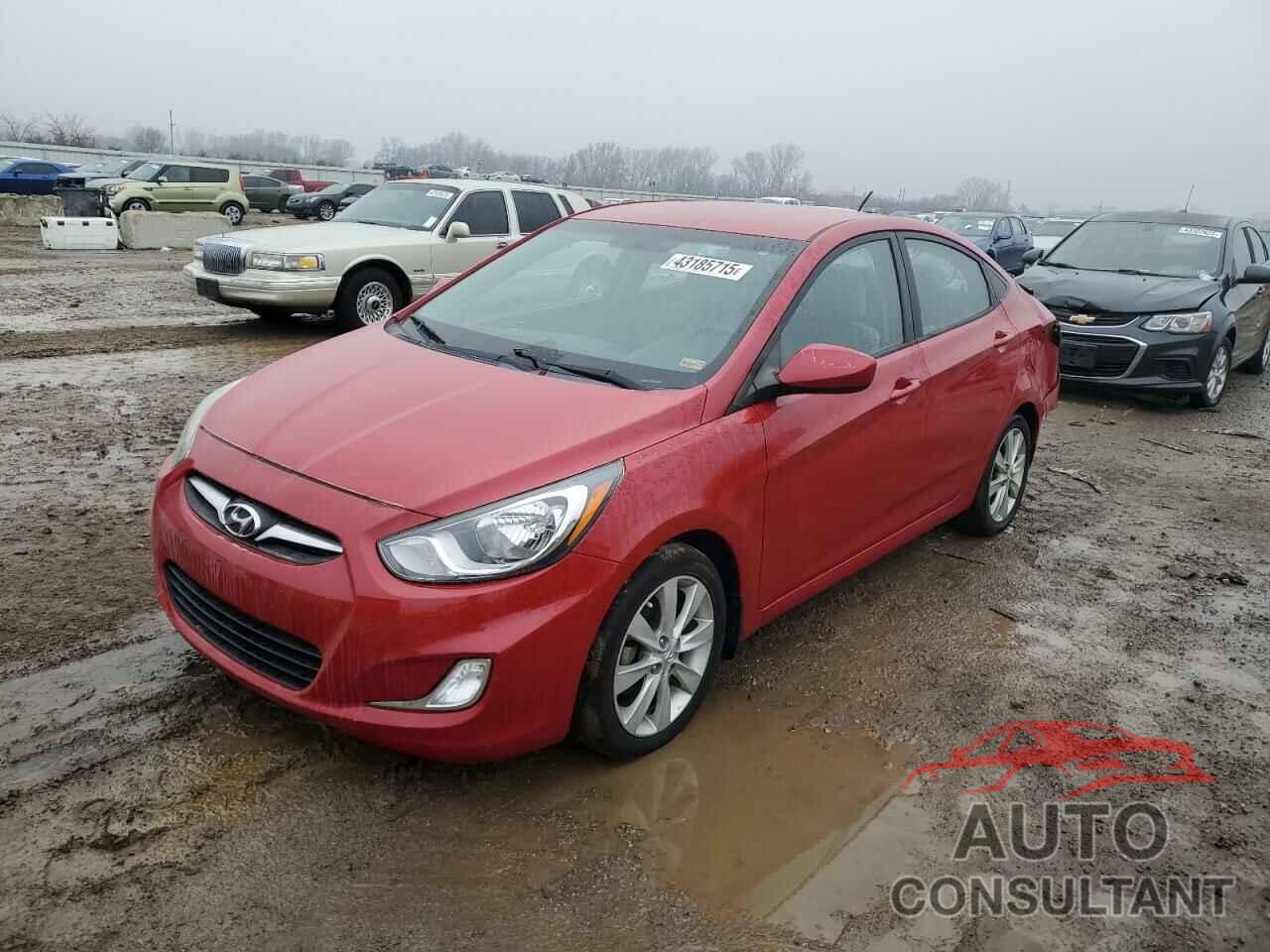 HYUNDAI ACCENT 2012 - KMHCU4AE5CU224571