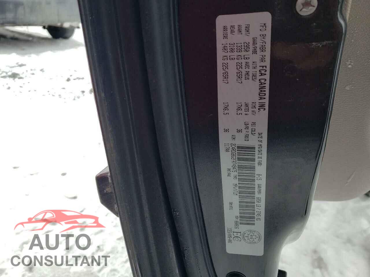 DODGE CARAVAN 2015 - 2C4RDGBG2FR749475