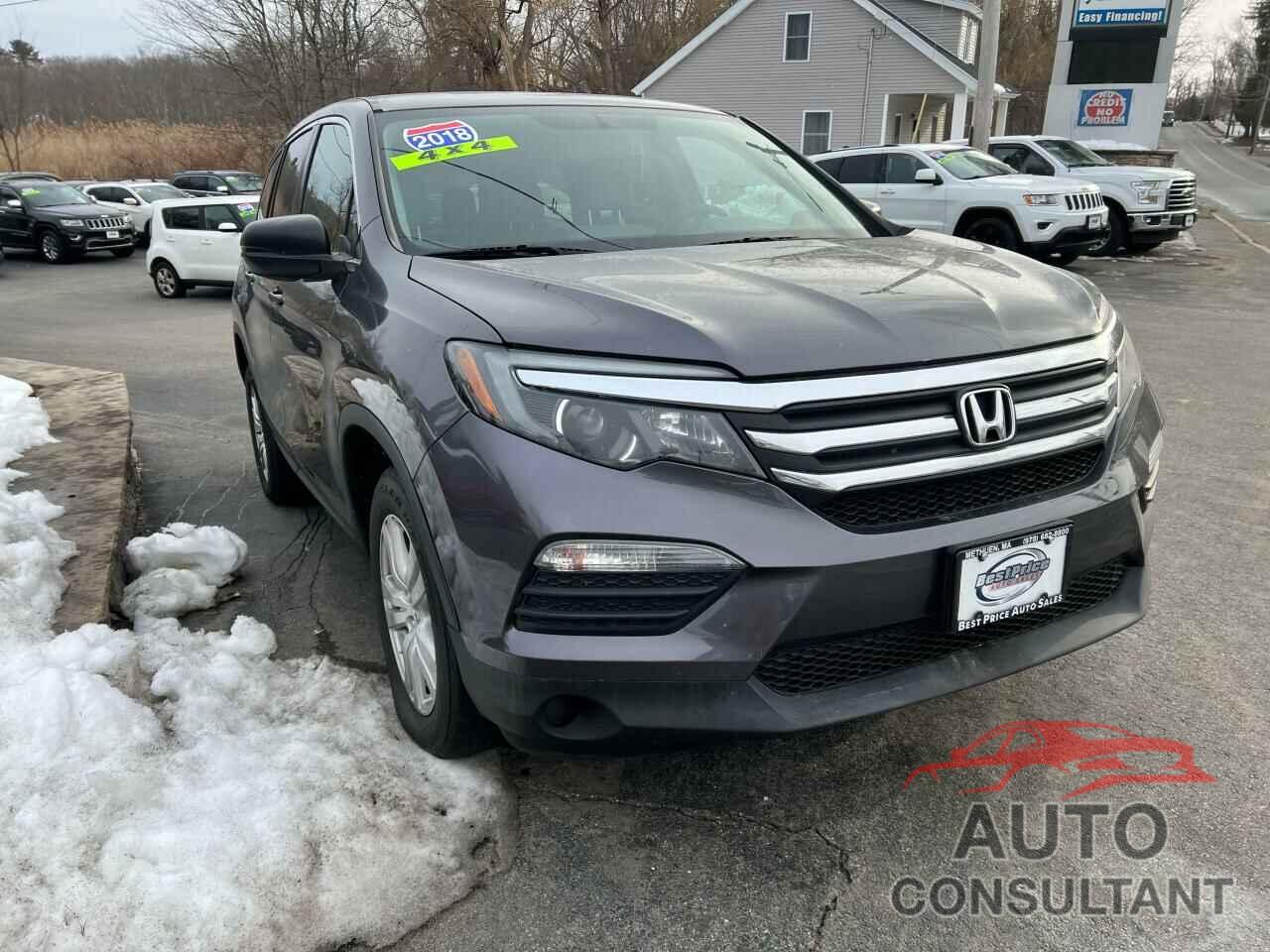 HONDA PILOT 2018 - 5FNYF6H12JB029634