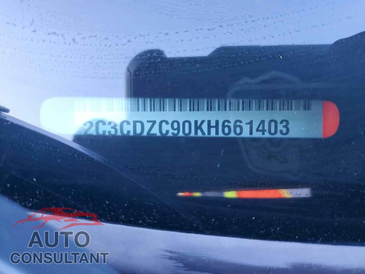 DODGE CHALLENGER 2019 - 2C3CDZC90KH661403