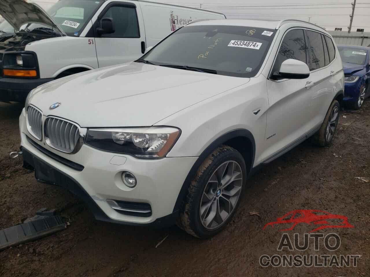 BMW X3 2016 - 5UXWX9C58G0D75521