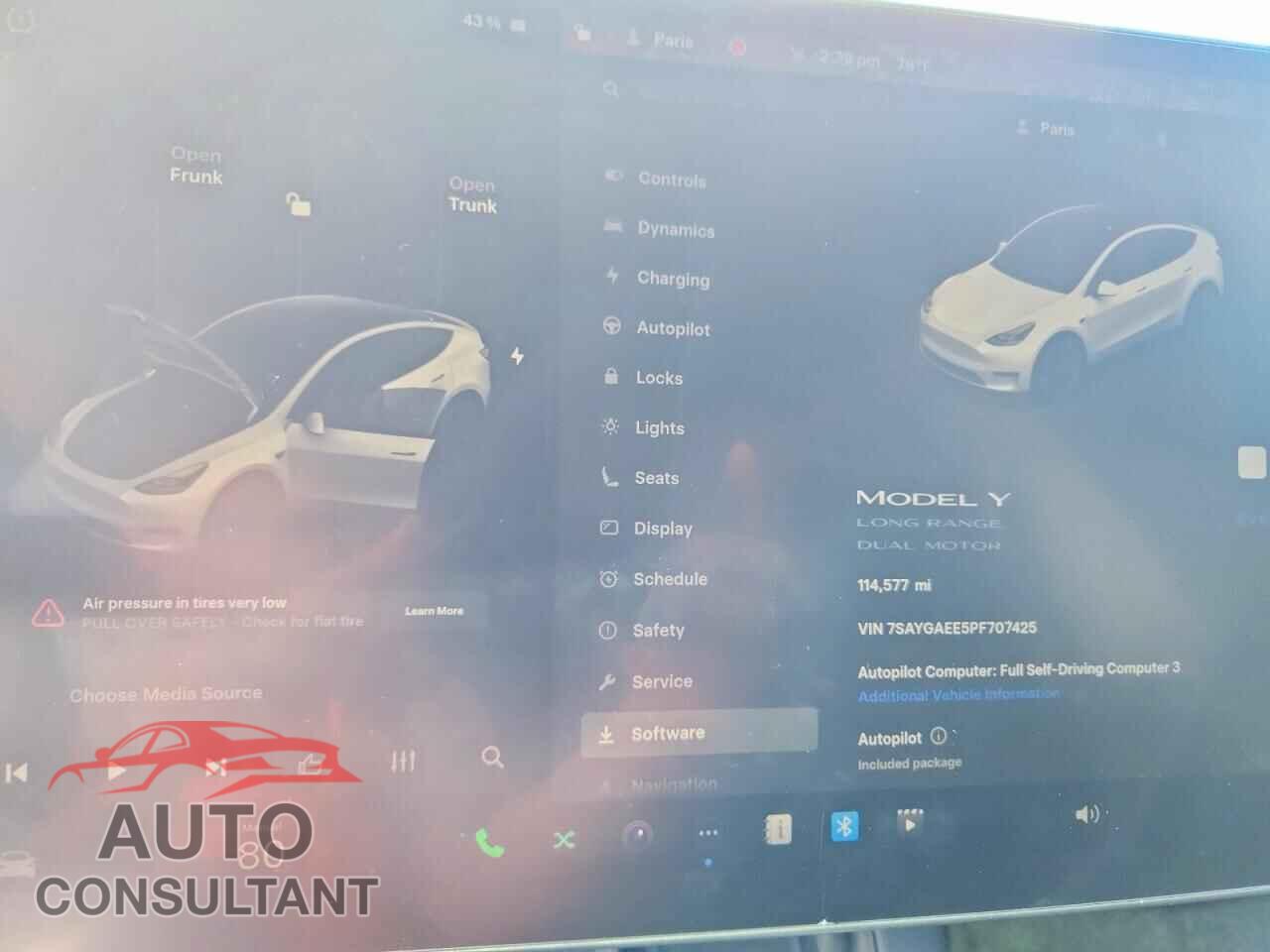 TESLA MODEL Y 2023 - 7SAYGAEE5PF707425
