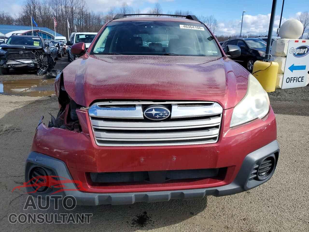 SUBARU OUTBACK 2013 - 4S4BRBAC2D3267062
